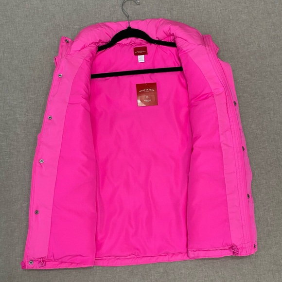 Wondershop, Puffer Vest Women’s Insulated,Full Zip,Pockets ,Pink,Size XXL - Picture 4 of 12